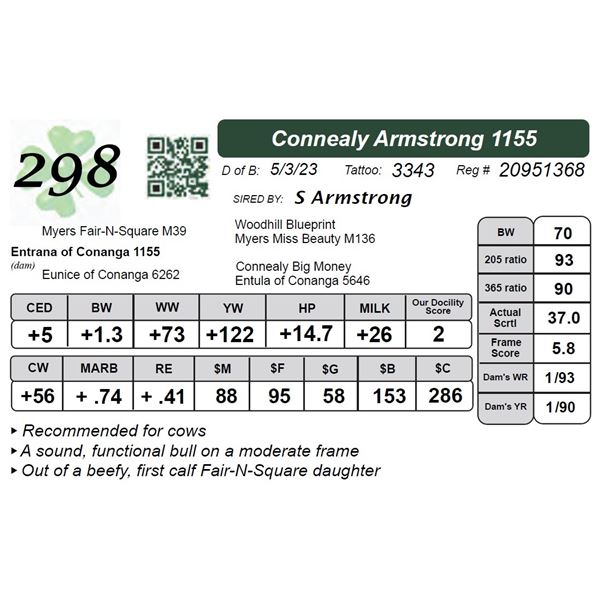 Connealy Armstrong 1155