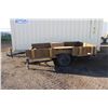 Image 1 : ** Custom Build Trailer on RV Frame - Stabilizers on Corners - Jack Stuck - Ball 1 7/8 - 13ft Long x