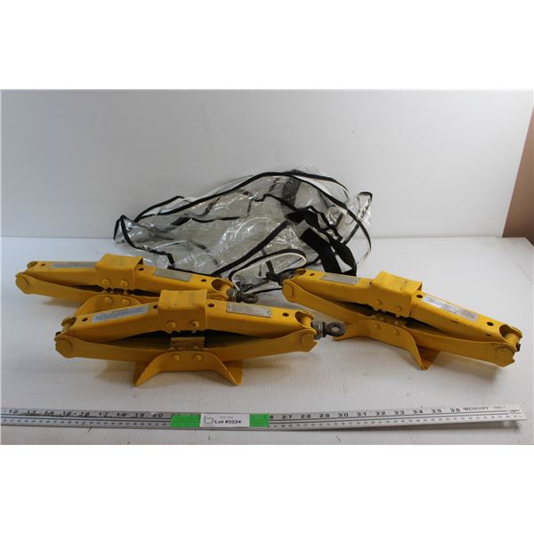 (3) 2 Ton Car Jacks