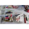 Image 8 : Assorted Sewing Supplies - Threads, Buttons, Fabric Cutters and Misc.
