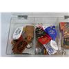 Image 5 : (3) Collectible Vintage Match Boxes and Assorted Key Chains
