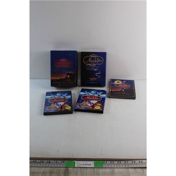 Aladdin Special Edition Collector's DVD Gift Set - With Certificate of Authenticity