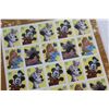 Image 7 : (4) Sheets of The Art of Disney Post Stamps - Sealed