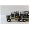 Image 2 : Kenworth Truck with Trailer Car Hauler Toy - Buddy L Racing