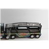 Image 3 : Kenworth Truck with Trailer Car Hauler Toy - Buddy L Racing