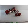 Image 1 : Interactive Firetruck (Makes Sound and Drives), Firetruck and Ambulance Toy Trucks