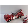 Image 2 : Interactive Firetruck (Makes Sound and Drives), Firetruck and Ambulance Toy Trucks