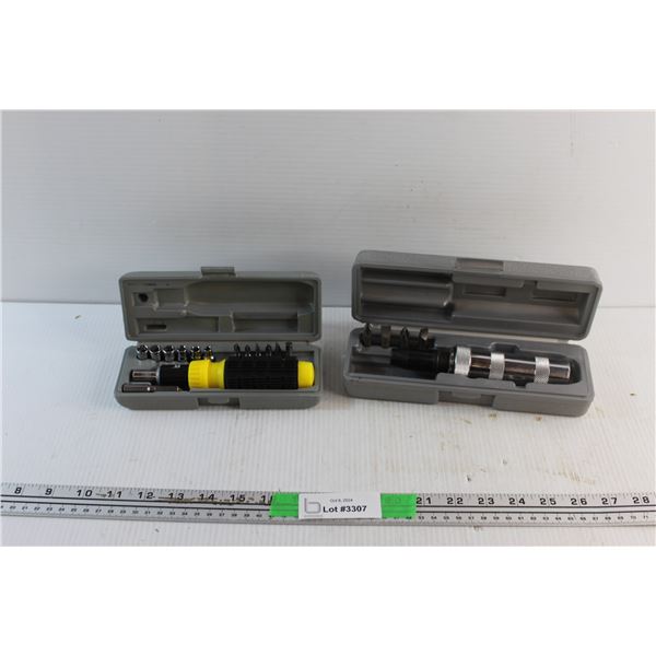 (2) Ratchet Screwdriver Sets