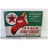 Image 1 : Tin Sign - Texaco Fire-Chief (12.5" x 17.5")