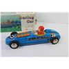 Image 2 : Vintage Tin Racing Car (wind-up working - missing crank)