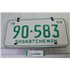 Image 1 : Pair of 1968 Saskatchewan License Plates