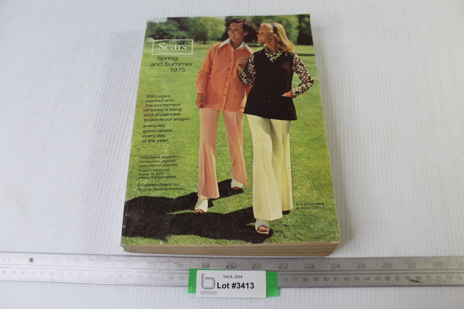1975 Sears Spring & Summer Catalogue Bodnarus Auctioneering