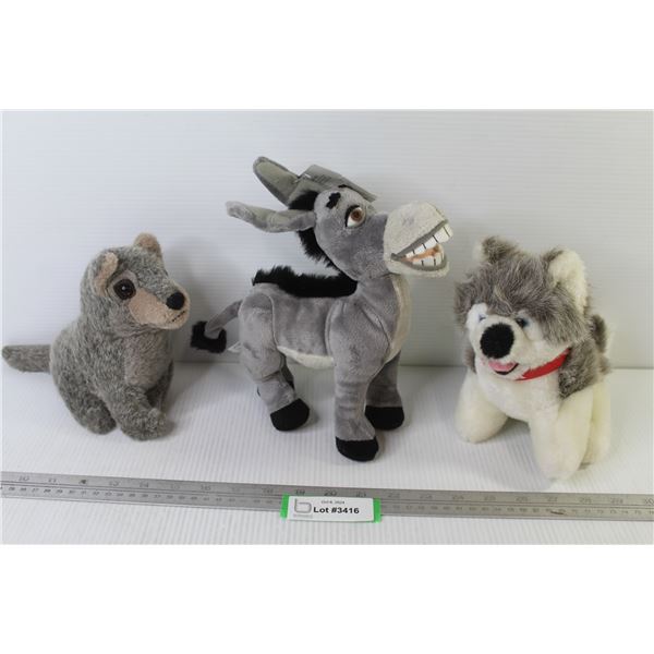 (3) Stuffed Toys