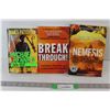 Image 1 : (3) Books - Michael Bennett Tick Tock, Break Through, Nemesis
