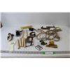 Image 1 : Drill Bits, (3) C Clamps, Rope, Assorted Electrical/Household Items