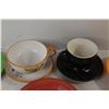 Image 5 : (2) Cups with Saucers - (3) Bowls and (3) Plates