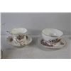 Image 3 : (7) China Cups and Saucers