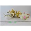 Image 1 : Big Cream And Sugar, (2) teapots