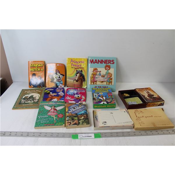 (9) Kid's Books -postcards and Mmisc.