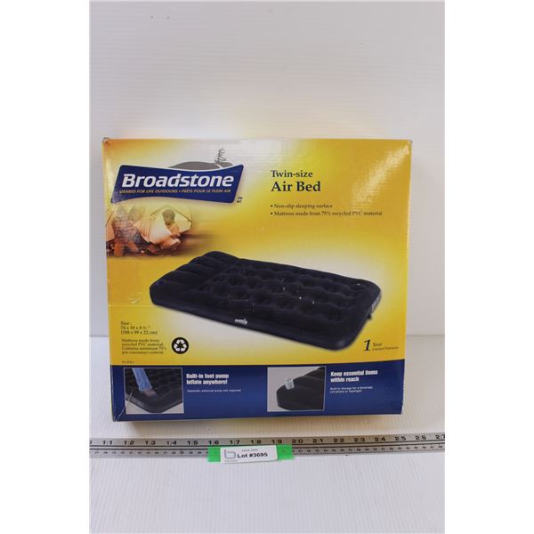 Broadstone Twin- Sized Air Bed - as is