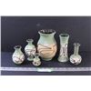 Image 1 : (6) Cuban Pottery Vases - Assorted Sizes