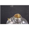 Image 2 : Clear Glass Kerosene Lamp (Needs Repair) - 8" x 5" (Base) & 8" x 3.5" (Lamp Shade Part)