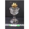 Clear Glass Kerosene Lamp Base - 9" x 4.5"