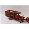 Image 5 : (2) Custom Wood Built Antique Delivery Truck & Semi Decor