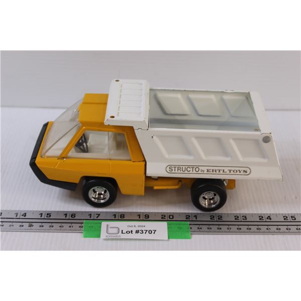 ERTL Structo Dump Truck Metal Toy - 1:18 Scale Model
