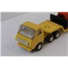 Image 2 : Tonka Flat Bed Hauler Metal Toy w/ Bull Dozer - 1:24 Scale Model