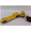 Image 5 : Tonka Flat Bed Hauler Metal Toy w/ Bull Dozer - 1:24 Scale Model