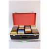 Image 1 : (36) 8-Tracks in Carrying Case: Rock & Country - Assorted