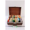 Image 1 : (24) 8-Tracks in Carrying Case: Rock & Country - Assorted