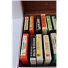 Image 2 : (24) 8-Tracks in Carrying Case: Rock & Country - Assorted