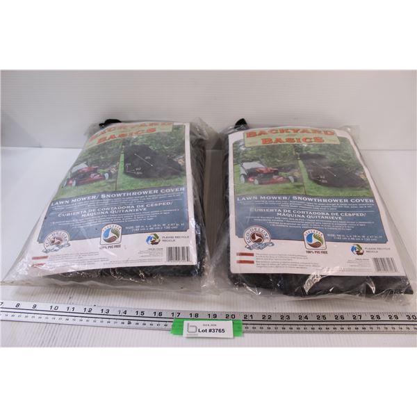 (2) Backyard Basics: Lawnmower/Snowblower Covers - NIB