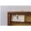 Image 2 : CFJLS Penhold Wood Display Case - 25" x 12.5" - Some Wear, as is