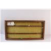 Image 4 : CFJLS Penhold Wood Display Case - 25" x 12.5" - Some Wear, as is