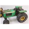 Image 2 : (2) Tonka Metal Toys - Tractor & Fork Lift - Some Wear, as is