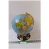 Image 1 : Globe - 13" Tall x 10" Diameter Globe - Some Wear, as is
