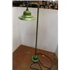 * Green Industrial Floor Lamp - 13" x 53" Tall - Consigners States Needs Bulb, Works