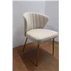 Image 3 : * Modern Upholstered Chair - 20" Wide x 16" x 28" High