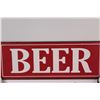 Image 3 : Lot: Beer Sign & (2) Metal Soap Trays - Some Wear