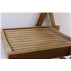Image 2 : Wooden Folding Chair - 32" x 16" x 18" - Some Wear