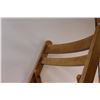 Image 3 : Wooden Folding Chair - 32" x 16" x 18" - Some Wear