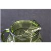 Image 2 : Green Glass Pitcher - 7" x 9"