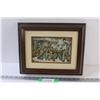 Image 1 : Anton Pieck Print - Three Dimensional Picture - 14.5" x 12"
