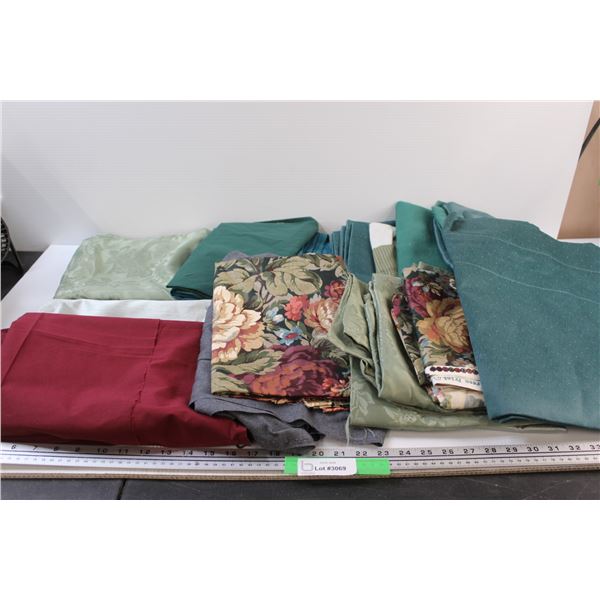 Sewing Material Lot - Assorted Sizes & Colors