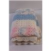 Image 6 : Crochet Baby Blanket - Consigner States Just Made - Approx 48" x 34" - Good Condition