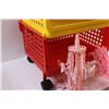 Image 3 : Three Tier Kids Toy Storage w/Wheels & (2) Pink Sock Air Dryers