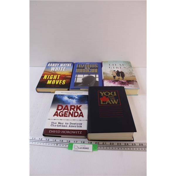 (5) Books: Dark Agenda, Lilac Girls, Lazarus, Night Moves, You & The Law